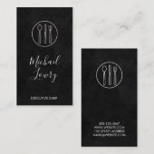 ヴィネヤードワインラックスブラックシルバーウェア 名刺 (正面/裏面)