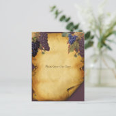 ヴィネヤード結婚ワイナリー救の私たちの日付 案内ポストカード (スタンド正面)