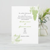 ヴィネヤード結婚式招待状 招待状 (スタンド正面)