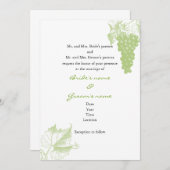 ヴィネヤード結婚式招待状 招待状 (正面/裏面)