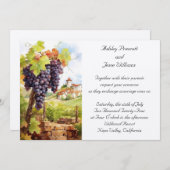 ヴィネヤード結婚式招待状 招待状 (正面/裏面)