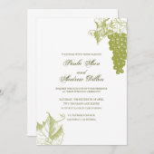 ヴィネヤード結婚式招待状 招待状 (正面/裏面)