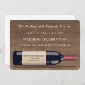 ヴィネヤ素朴ードボトルデザイン|結婚式招待状 招待状 (正面/裏面)