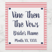 ヴィノその後、誓いのワインラベル ワインラベル (シングルラベル)