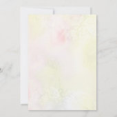 ヴィノウィズフォーズピンクワインテーマブライダルシャワー 招待状 (裏面)