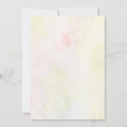 ヴィノウィズフォーズピンクワインテーマブライダルシャワー 招待状 (裏面)