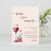 ヴィノウィーブウズワインブライダルシャワーブルゴーニュ 招待状 (スタンド正面)