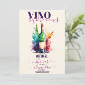 ヴィノウィーブウズワインブライダルシャワーブルゴーニュ 招待状 (スタンド正面)