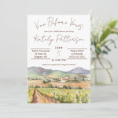 ヴィノウィーブウズヴィネヤードブライダルシャワー 招待状 (スタンド正面)