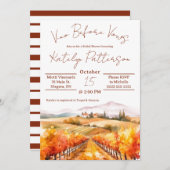 ヴィノウィーブウズヴィネヤードブライダルシャワー 招待状 (正面/裏面)