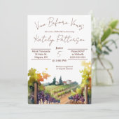 ヴィノウィーブウズヴィネヤードブライダルシャワー 招待状 (スタンド正面)