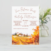 ヴィノウィーブウズヴィネヤードブライダルシャワー 招待状 (スタンド正面)