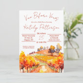 ヴィノウィーブウズヴィネヤードブライダルシャワー 招待状 (スタンド正面)
