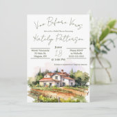 ヴィノウィーブウズヴィネヤードブライダルシャワー 招待状 (スタンド正面)