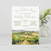 ヴィノウィーブウズヴィネヤードブライダルシャワー 招待状 (スタンド正面)