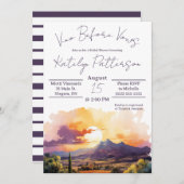 ヴィノウィーブウズヴィネヤードブライダルシャワー 招待状 (正面/裏面)