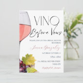 ヴィノウィーブウワインブライダルシャワーカップル 招待状 (スタンド正面)