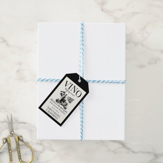 ヴィノウィーブーズバッハカスタムワイナリーバチェロレッテ ギフトタグ (より糸付き)