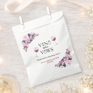 ヴィノウィーブーズフローラブライダルシャワー フェイバーバッグ