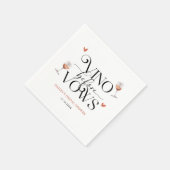 ヴィノウィーブーブライダルシャワー スタンダードカクテルナプキン (角)