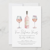 ヴィノウィーブーブライダルシャワー 招待状 (正面)