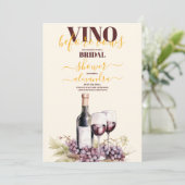 ヴィノウィーンヴォーク、ワイナリー、シャトーブライダルシャワー 招待状 (スタンド正面)