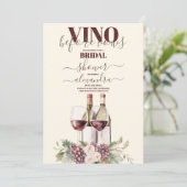 ヴィノウィーンヴォーク、ワイナリー、シャトーブライダルシャワー 招待状 (スタンド正面)
