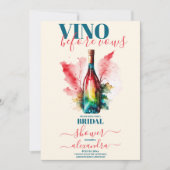 ヴィノウィーヴウズワエレガントインブライダルシャワー 招待状 (正面)