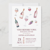 ヴィノウィーヴズトレンディーリハモダンーサルディナー 招待状 (正面)