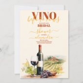 ヴィノウィーヴューブライダルシャワーバチェロレッテ 招待状 (正面)