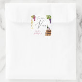 ヴィノウィーヴューワイナリーブライダルシャワーデコール スクエアシール (バッグ)