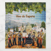 ヴィノデエスパーニャ ワインラベル (シングルラベル)