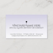 ヴィノドゥラミュエル 名刺 (裏面)