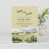 ヴィノビウインワインワイナリーブライダルシャワー 招待状 (スタンド正面)