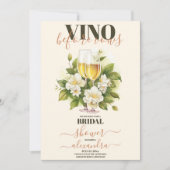 ヴィノビウブウズワインワイナリーブライダルシャワー 招待状 (正面)