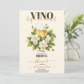 ヴィノビウブウズワインワイナリーブライダルシャワー 招待状 (スタンド正面)