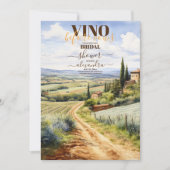 ヴィノビエエレガントイブーワイナリーブライダルシャワー 招待状 (正面)