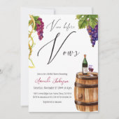 ヴィノビエエレガントイブーワイナリーブライダルシャワー 招待状 (正面)