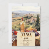 ヴィノビエモダンイブズブライダルシャワー 招待状 (正面)