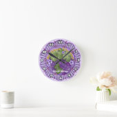 ヴィノベリタス葡萄で ラウンド壁時計 (ホーム)