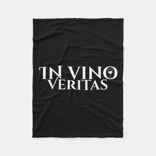 ヴィノベリタス_ラテン_古代ローマ_ワイン愛 フリースブランケット (正面)