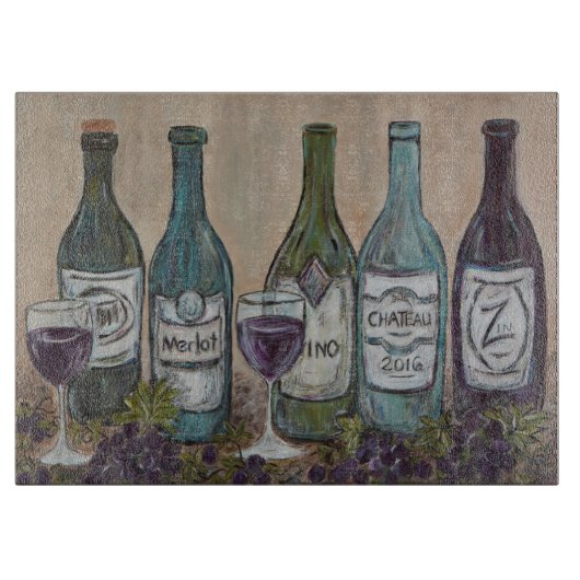 ヴィノワインボトル切断ボード カッティングボード (正面)