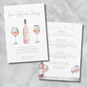 ヴィノ・ビフォア・ボウズ ワイン バチェロレッテ 招待状