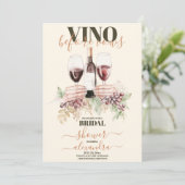 ヴィノ・ビフォア・ヴァウズ ピンクワイン・テイスティング・ブライズシャワー 招待状 (スタンド正面)