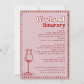 ヴィノ・ビフォア・ヴァウズ 卒花前の週末イテイナリー 招待状 (裏面)