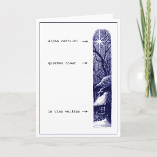 ヴィノ・ヴェリタス クリスマスカード
