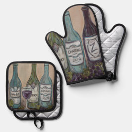 ヴィノII 鍋つかみ&鍋敷きセット