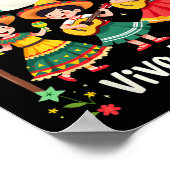 ヴィバメキシコインディペンデンスデイギターガールズ ポスター (角)