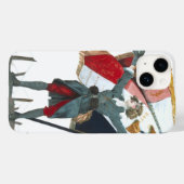 ヴィバラフランスフェミニスト軍隊ユニフォームと国旗 Case-Mate iPhoneケース (裏面 (横))