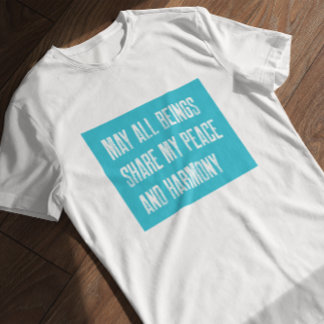 ヴィパッサナメイオールバイブレス共有マイピース&調和 Tシャツ